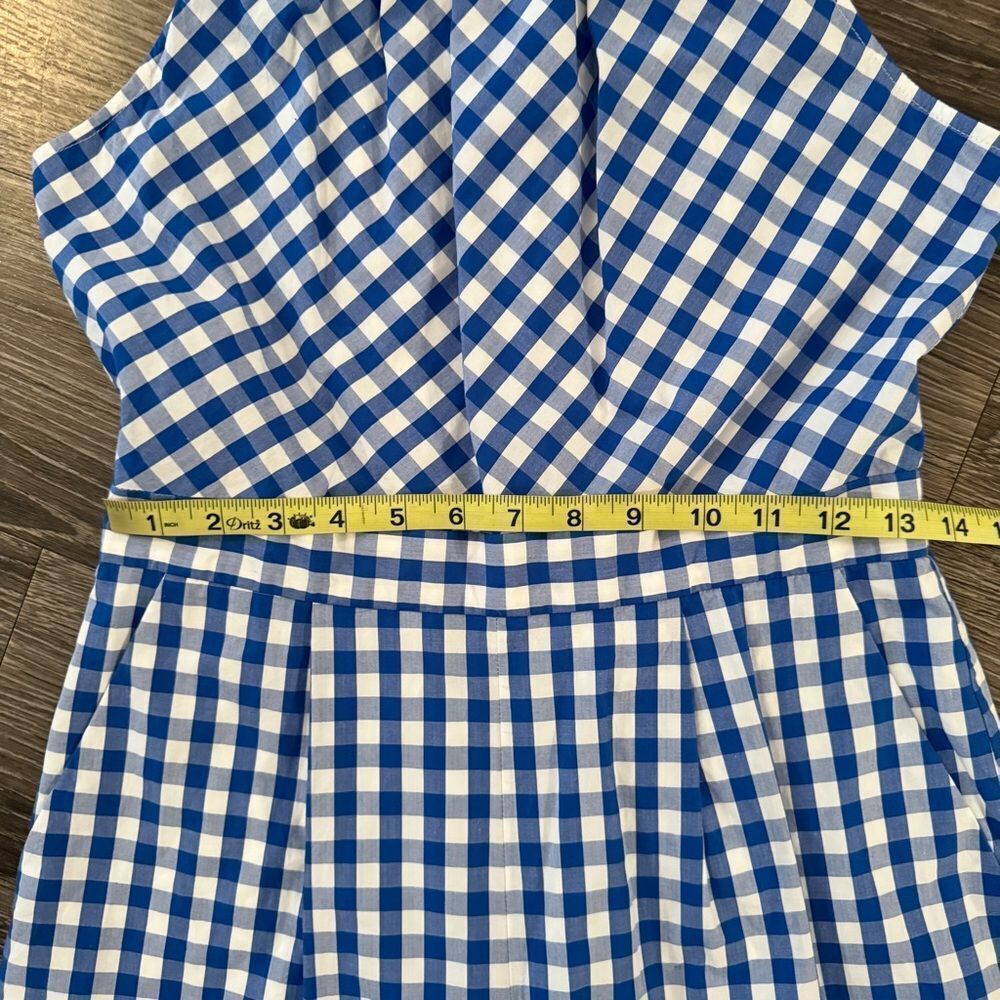 J. Crew High-neck jumpsuit in gingham cotton poplin - Picture 6 of 8